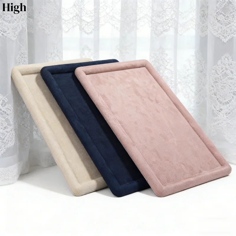 Cashmere Jewelry Display Tray Stackable Necklace Bracelet Ring Watch Drawer Showcase Jewelry Holder Dropshipping