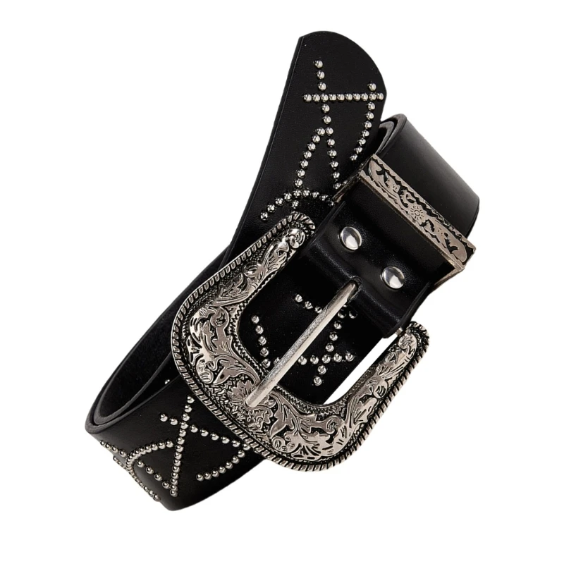 Reliëf Gesp Taille Riem Westerse Tailleband Broek Riem Vrouwen Tailleband DropShipping