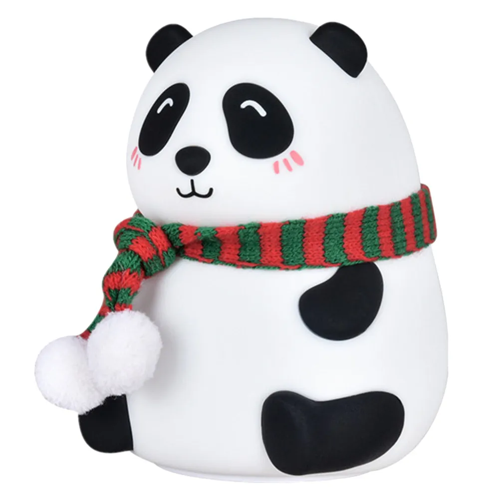 

Adorable Panda Shaped LED Night Light Rechargeable USB Charging Small Night Lamp for Bedroom Nursery Kids Home Decoration