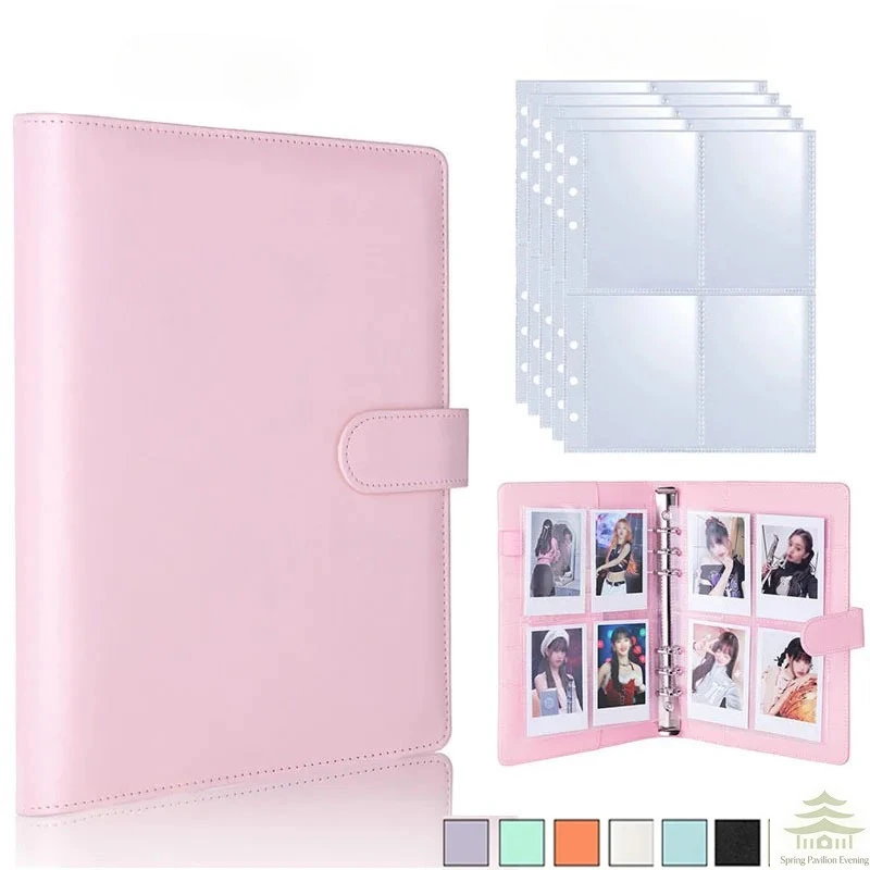 25pcs Page(4 Grids) Photo Card A5-Binder Kpop Photo Albums Idol Cards Loose-leaf Collect Book Binder Binder Photocard Holder