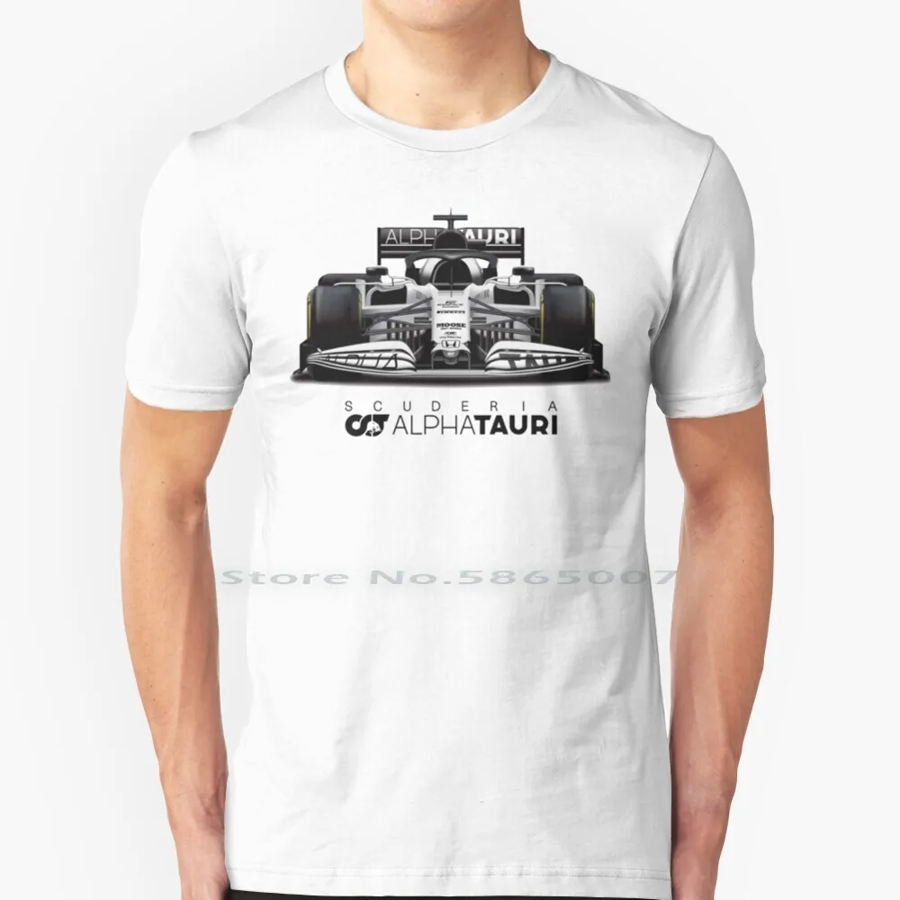 Scuderia Fams 100% Cotton T Shirt Scuderia Racing Gasly Kvyat Tee Short Sleeve Long Sleeve Gift