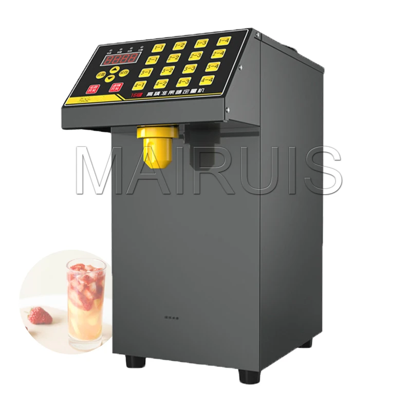 Fructose Machine 16 Grid Fructose Quantitative Machine Automatic Fructose Dispenser Syrup Dispenser For Coffee Milk Tea Shop