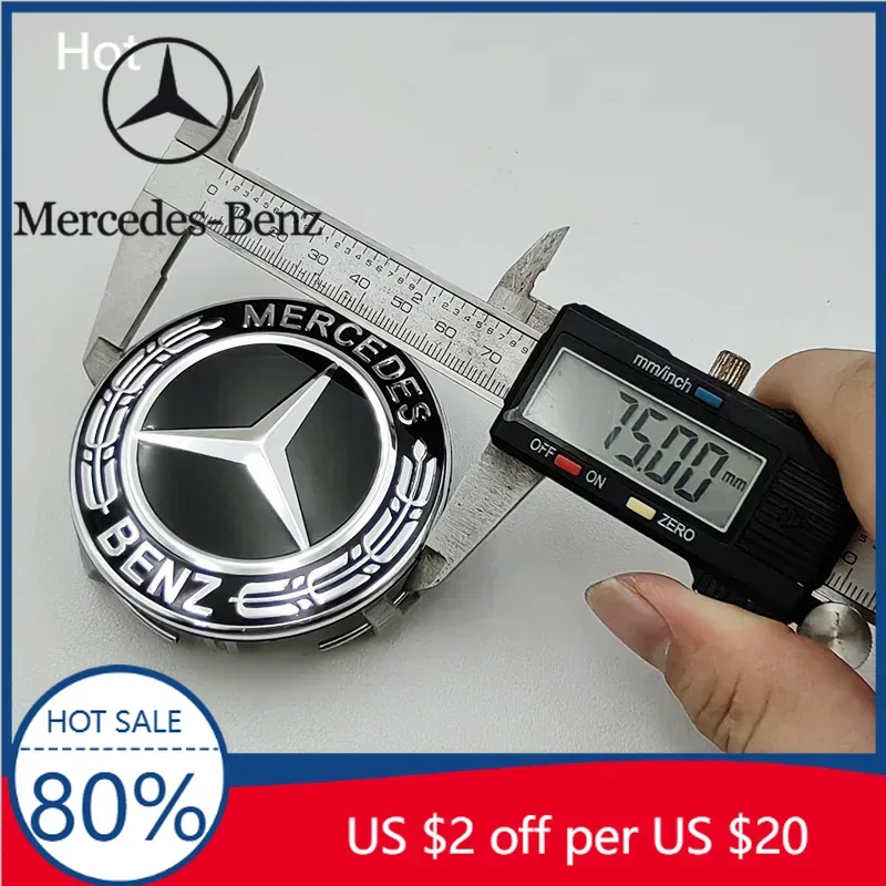 

Hot Car Sticker 75mm Car Wheel Center Caps Hub Caps For Mercedes Benz W176 W177 W204 W205 W212 W213 W206 X156 X253 W117 W166 Acc