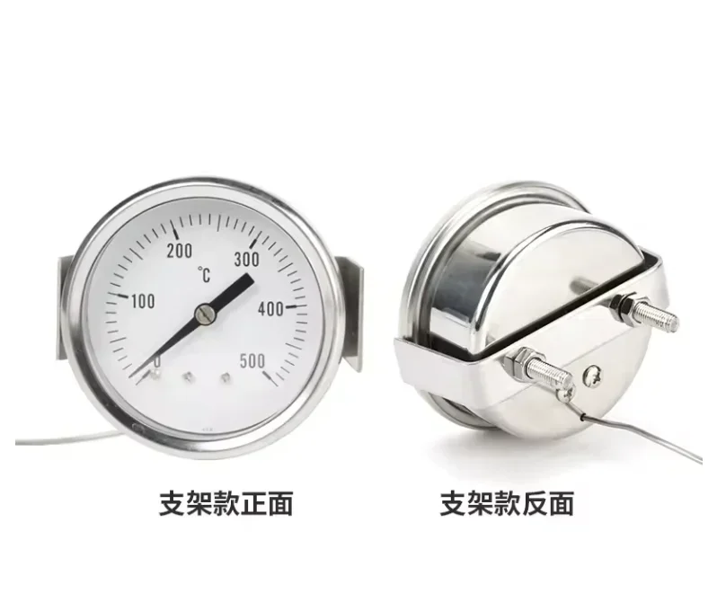Oven Thermometer Pressure Capillary High Temperature Thermometer 304 Stainless Steel Industrial Equipment Thermometer