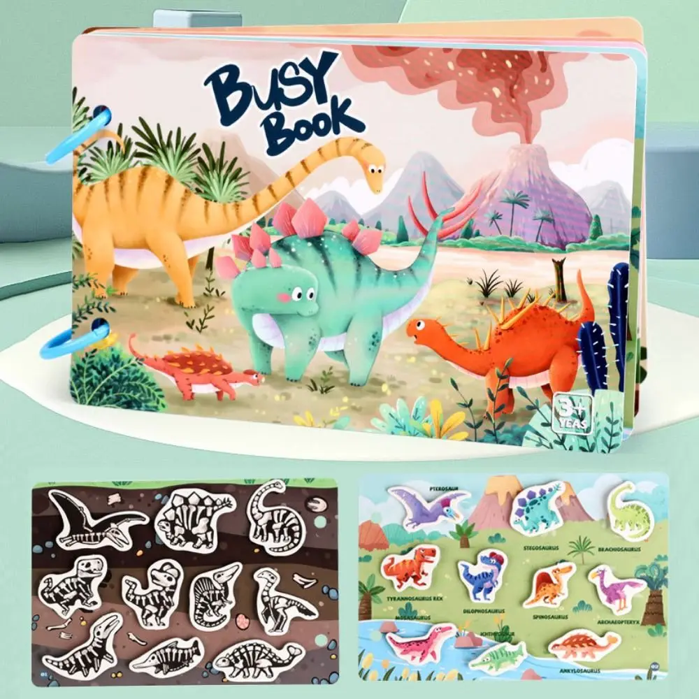 

Montessori Busy Sticker Book Logical Training Enlightenment Matching Puzzles Game Educational Interactive Early Education Book