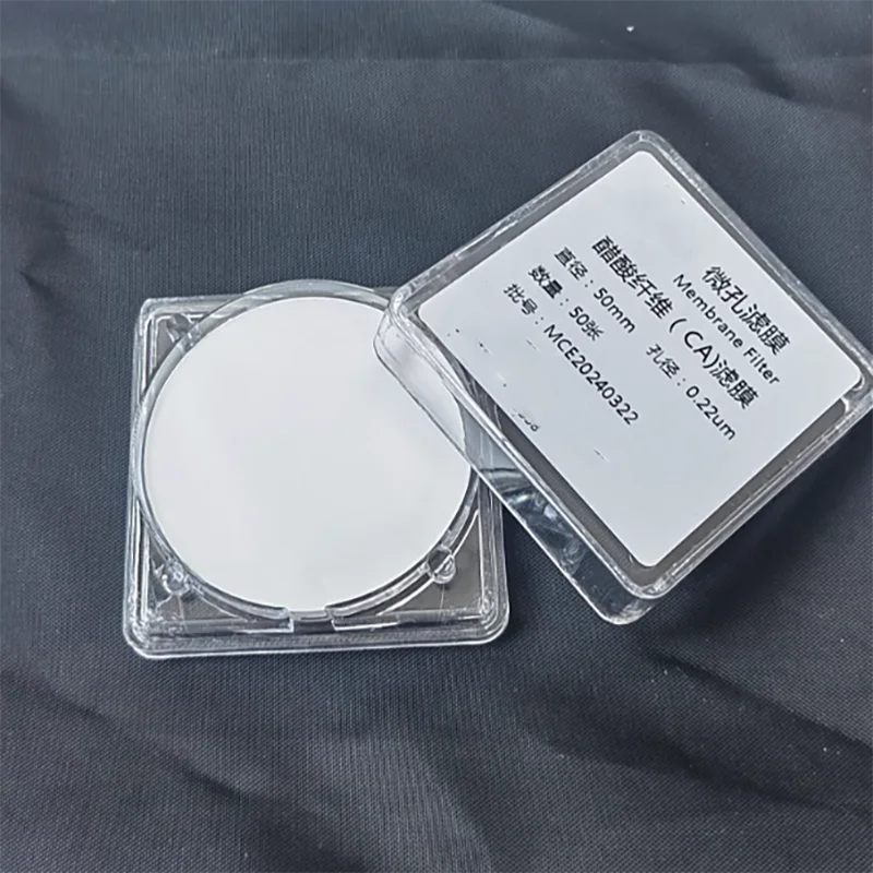 Cellulose acetate microporous filter membrane (CA) fiber membrane 47/50mm*0.22 0.45um 50 sheets