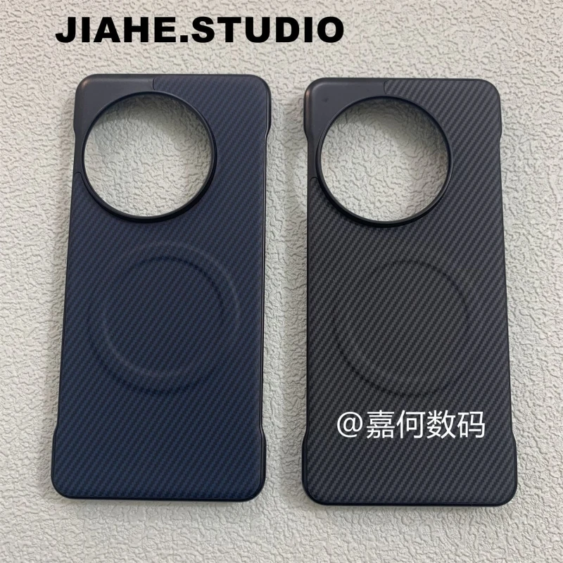 

Case For OnePlus 13 13R Ace5 pro Shockproof fashion Carbon Fibre Hard PC Magnetic Wireless Charging Shell Anti Shock Bumper