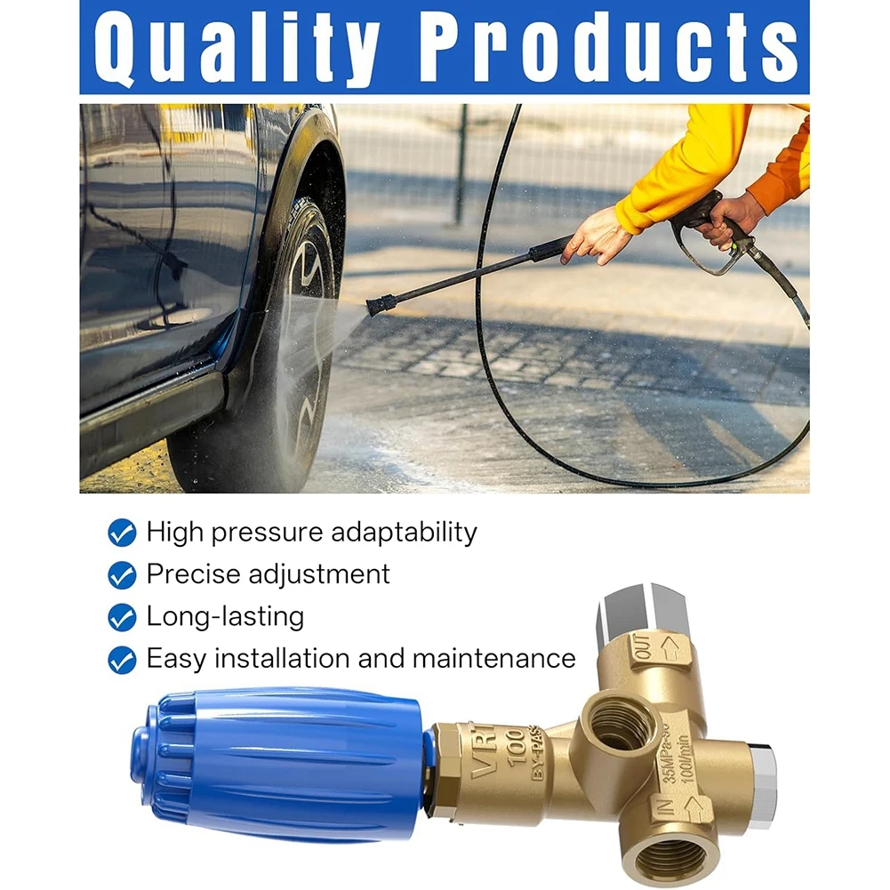 Lightweight Unloader Valve for Pressure Washers