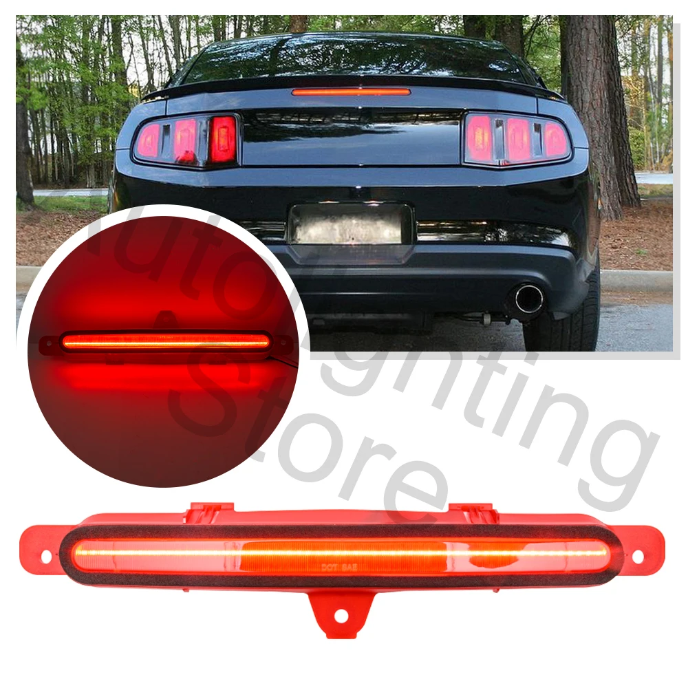 

1X LED 3rd third brake Light tail high mount stop light brake light for 2010-2014 Ford Mustang