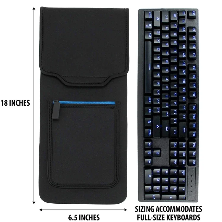 YYHC-Custom durable rubber travel storage case gaming esports keyboard cover