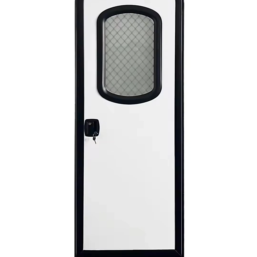 

Acrylic And Aluminium RV/Motorhome Door With Locks For Camping And Air Use For Caravan & RV Applications