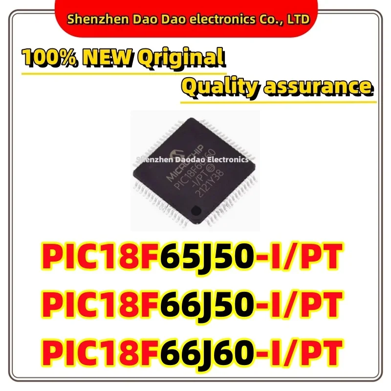 PIC18F65J50-I/PT PIC18F66J50 PIC18F66J60 I PT TQFP-64 Microcontroller chip IC new original