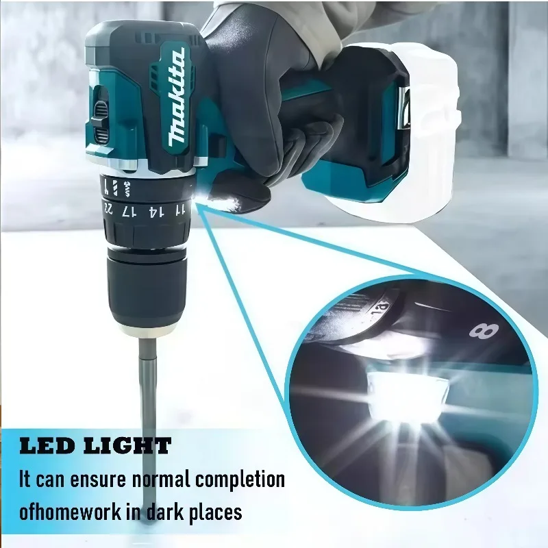 Original Makita 18V battery 6.0Ah lithium-ion replacement battery BL1860B LXT400, used for Makita DDF487 electric hand drill - view 5