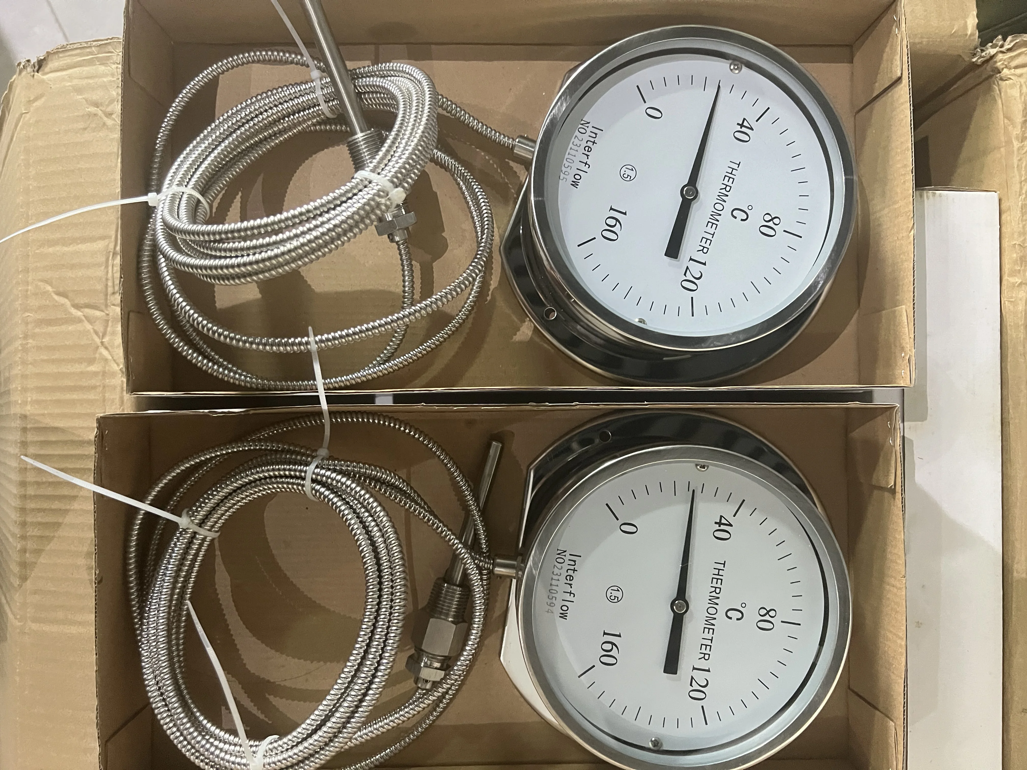 مقياس حرارة مستوى الزيت الشعري الصناعي مستشعر الضغط الصناعي #5