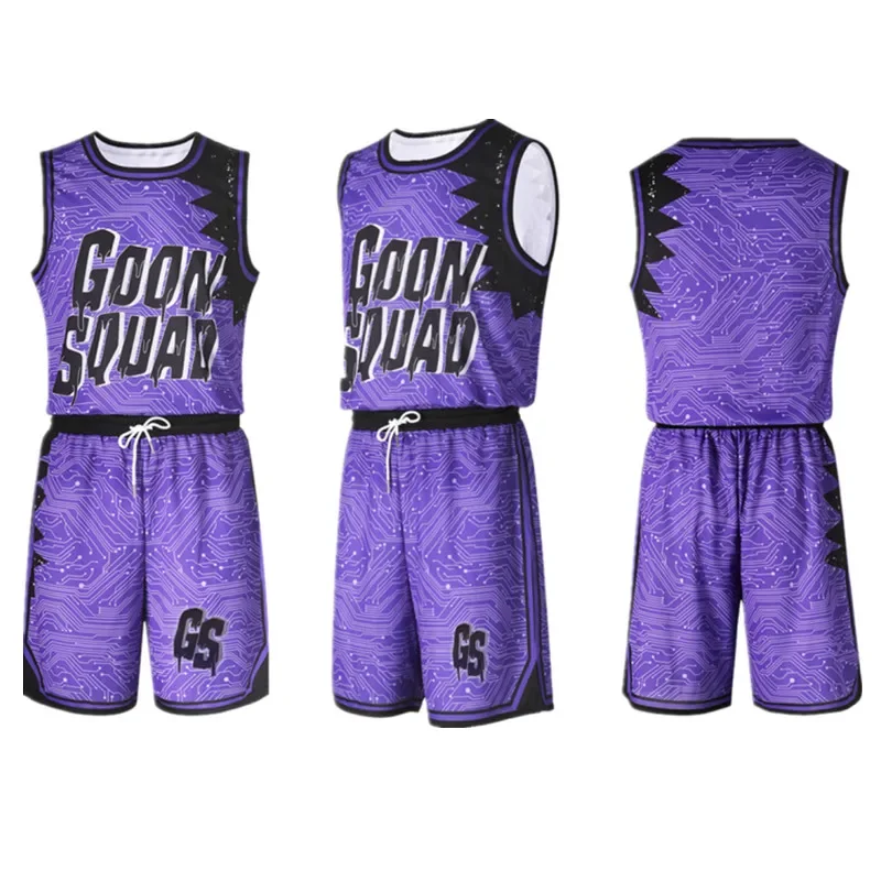 Space Jam 2 Basketball Jersey Vest Shorts The Goon Squad Cosplay Costumes Movie A New Legacy 2024 Summer Unisex Sportswear