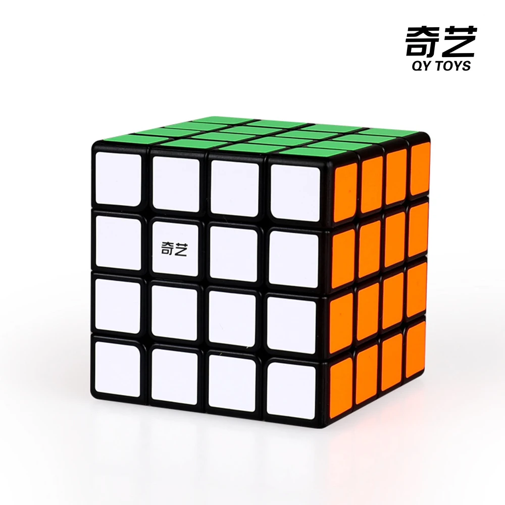

Волшебный куб QiYi QiYuan 4x4, скоростной пазл без наклеек, черный, 4x4x4, Обучающие игрушки в подарок, QiYuan S2