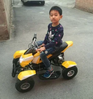 49cc Mountain ATV Double Four-Wheeler ATV Electric/hand start atv for Kids Quad Kids Use as a gift