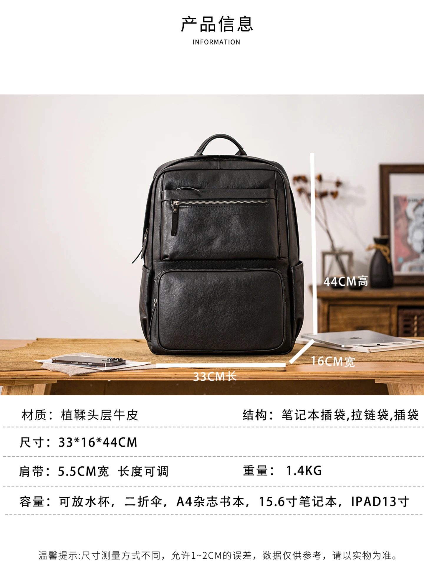 PNDME casual handmade vegetable tanned cowhide men large-capacity backpacks outdoor travel work genuine leather laptop schoolbag