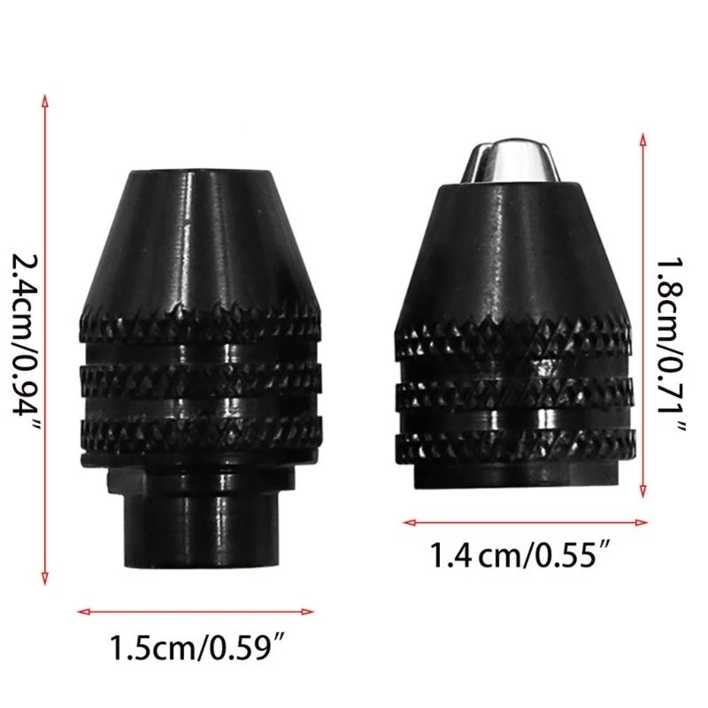 G92C Multifuncional Taladro sin llave Herramienta rotativa Rotaria 4 Tipos Opcionales Adaptador Mini Mandrel Universal