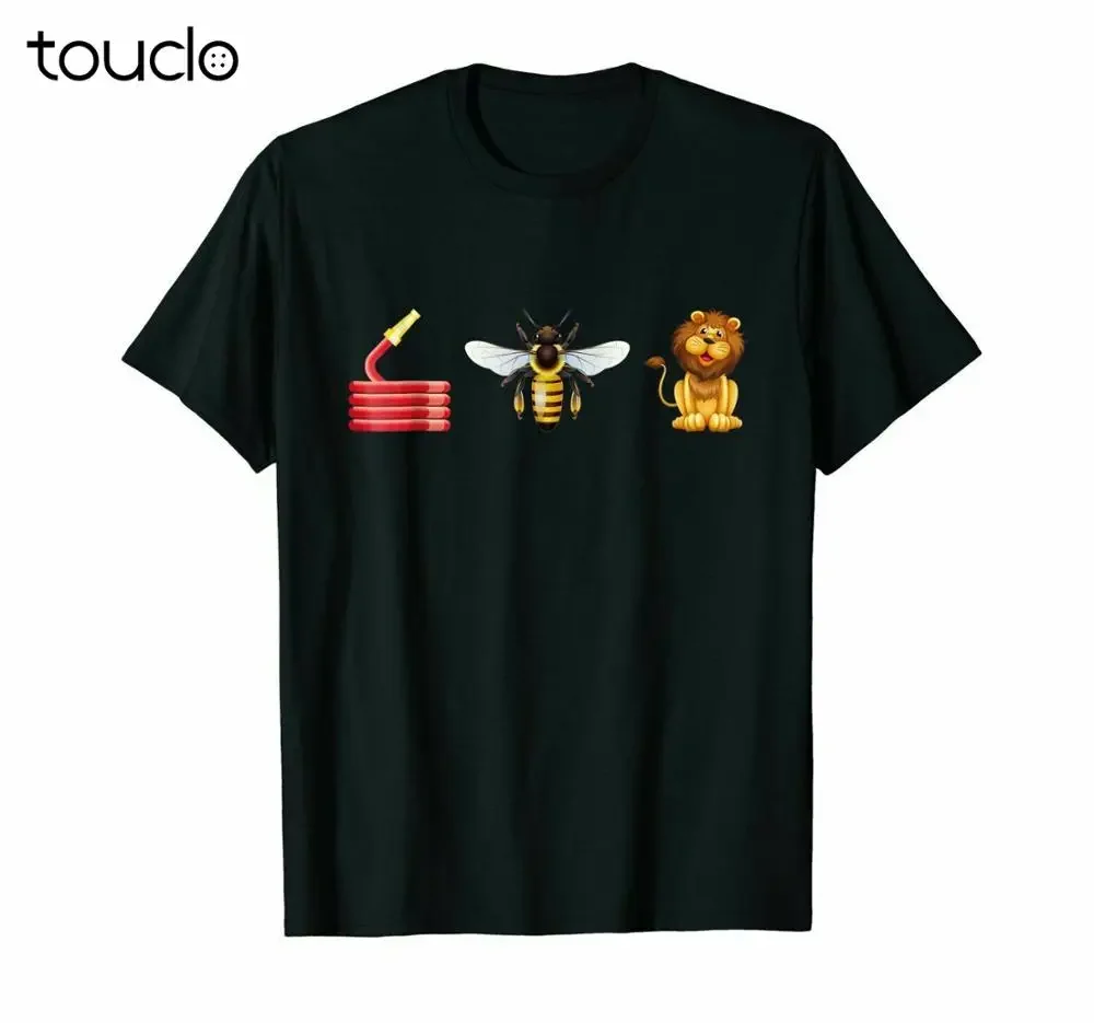 Hose Bee Lion Hose Be Lying Funny Mens Short Sleeve T-Shirt Black Cool Tee Gift unisex