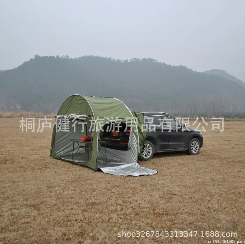 

SUV Car Rear Tent Bicycle Storage Tent Outdoor Camping Hiking Multipurpose Large Waterproof Canopy Sun Shade Car Trunk Tent new