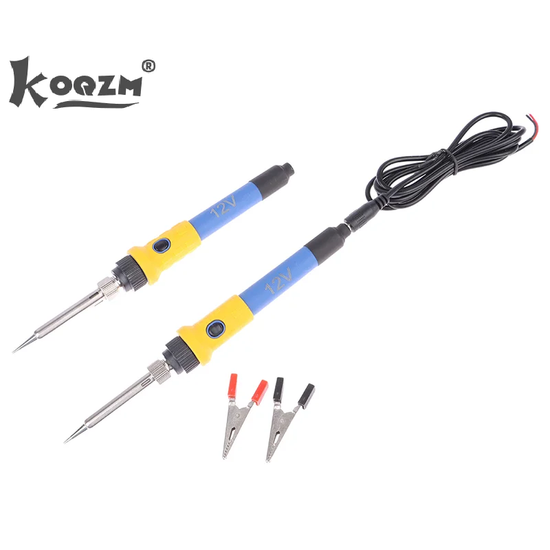 DC 12V Portable Soldering Iron Low-voltage Car Battery 60W Welding Rework Repair Tools