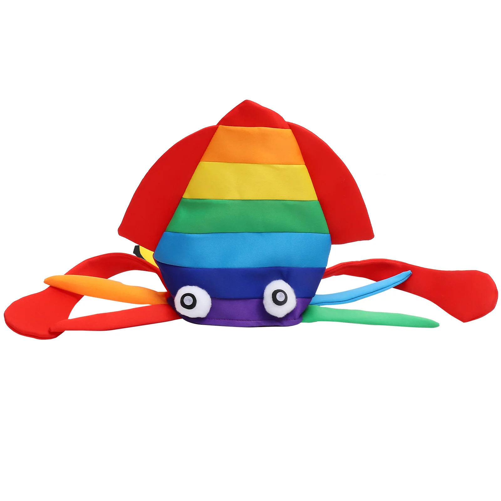 

Cartoon Squid Hat Lightweight Fabric Comfortable Easy Wear For Party Festival Cosplay Performance Decorative Headgear Prop