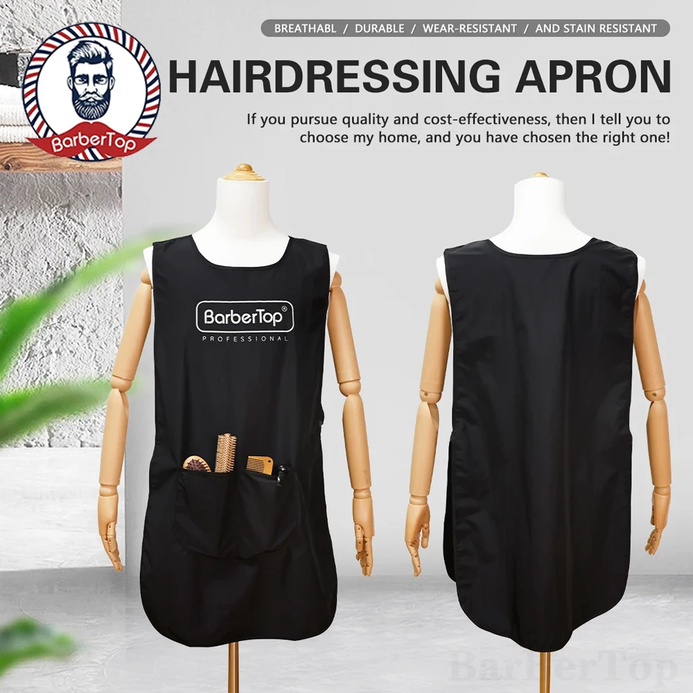 

Black Stylist Apron Waterproof Hairdressing Coloring Shampoo Haircuts Cloth Wrap Hair Salon Tool Barber Professional Apron