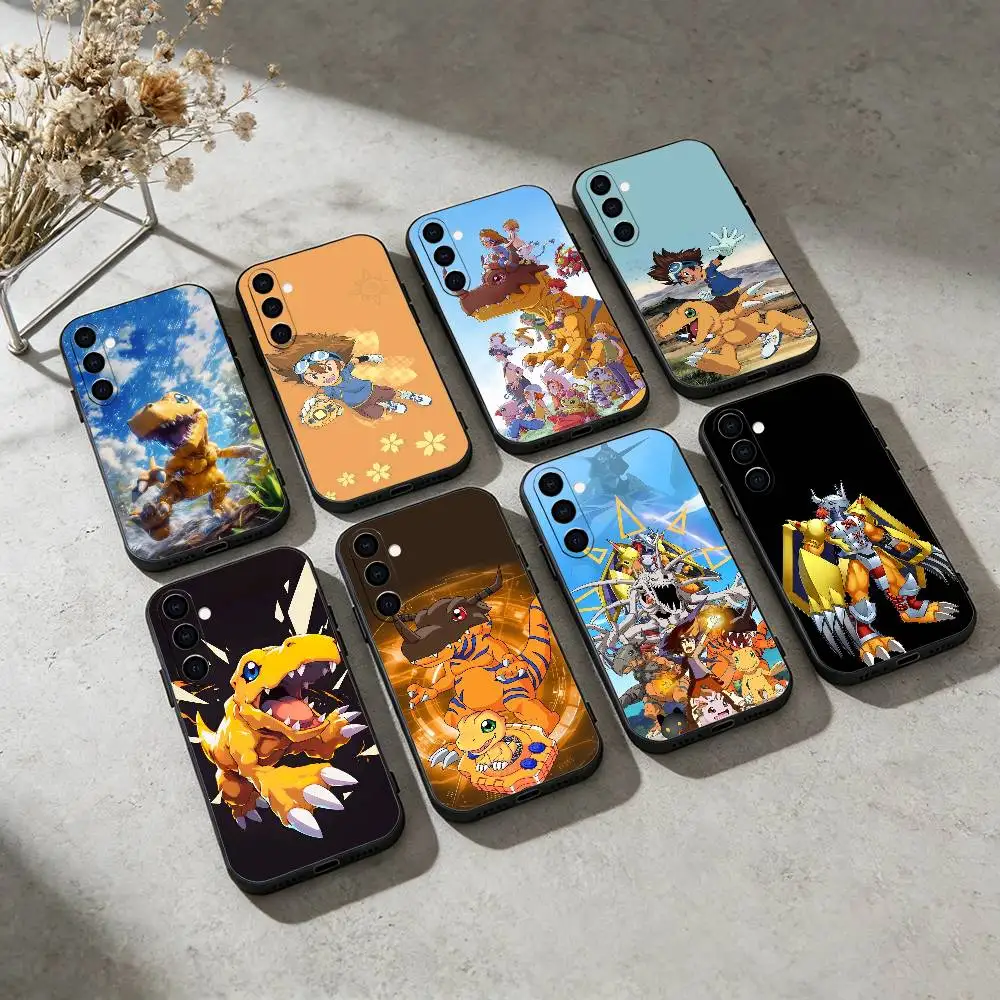 D-Digimon A-Anime-E  Phone Case For Samsung GalaxyA13,21s,22,31,32,52,53,71,72,73,Soft Black Cover