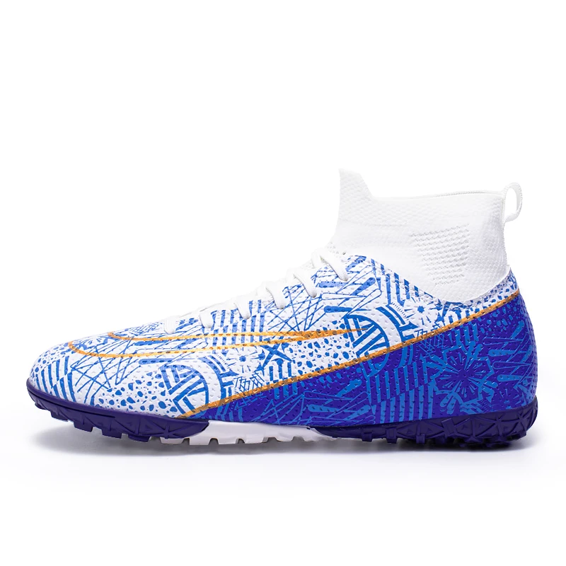 

2025 Football Shoes Kid Size 32-45 Pro Football Shoes Society Soccer Cleats High Quality Football Boots For Men Lace Up Boy Gras