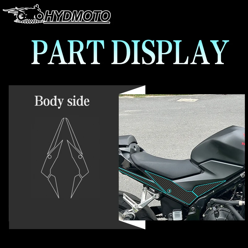 For Honda CB400F Carbon fiber stickers car stickers protective stickers anti scratch car clothing modification accessories