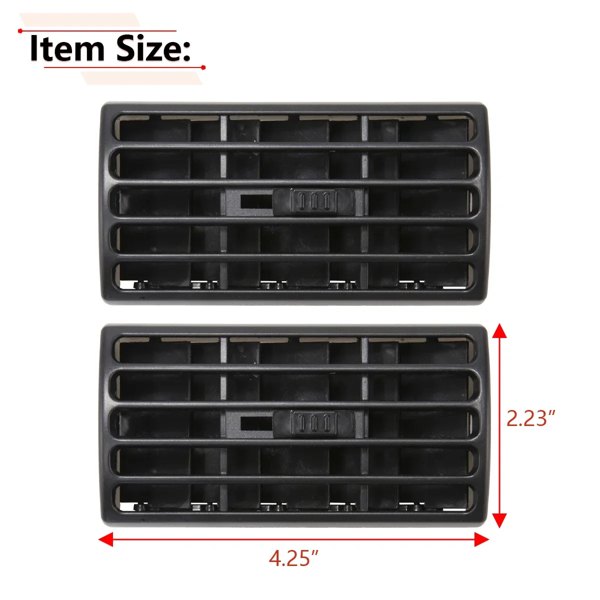 Dashboard Air Conditioner Vent Outlet Panel AC Grille 23135645 For Chevrolet Express GMC Savana 1500 2500 3500 4500 1996-2020