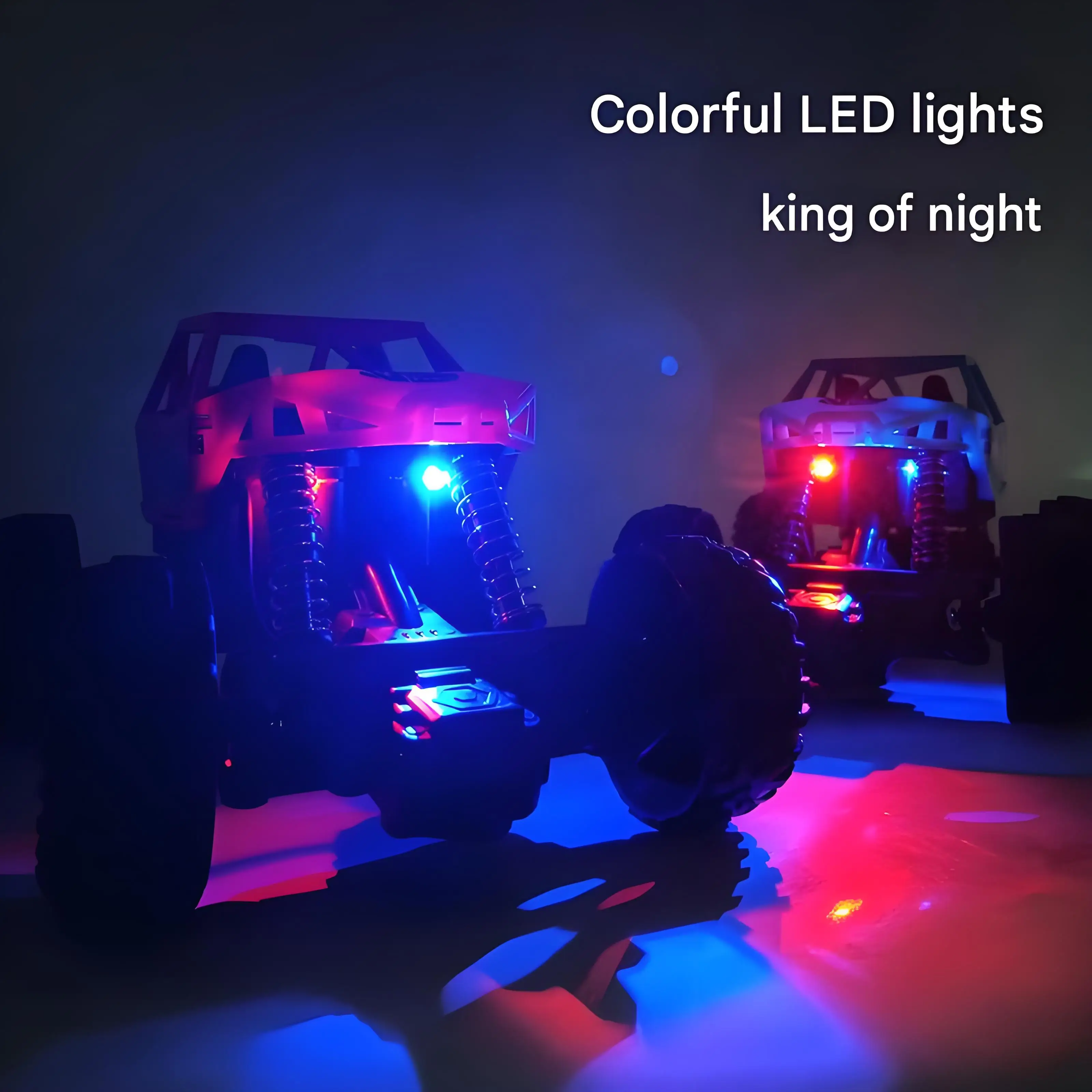 سيارة أطفال تعمل بالتحكم عن بعد مع إطار مطاطي خفيف مضاد للانزلاق 4-Way لعبة تسلق على الطرق الوعرة للأطفال لعبة تسلق للأولاد #2