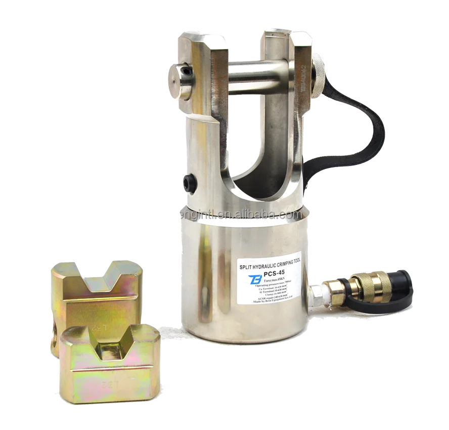 PCS-45 45T 450Kn แยกไฮดรอลิกความจุสูงสุด 800mm2 เครื่องมือการจีบสายเคเบิลสําหรับ Cable Lugs