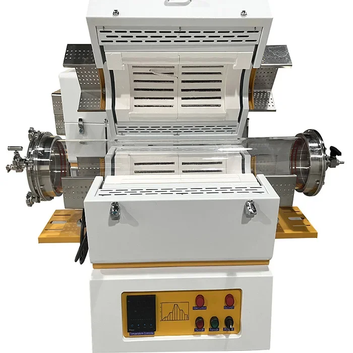 Lab Tube Furnace Phase Electric 1200C Vacuum Tubular Furnace with Small Quartz Tube