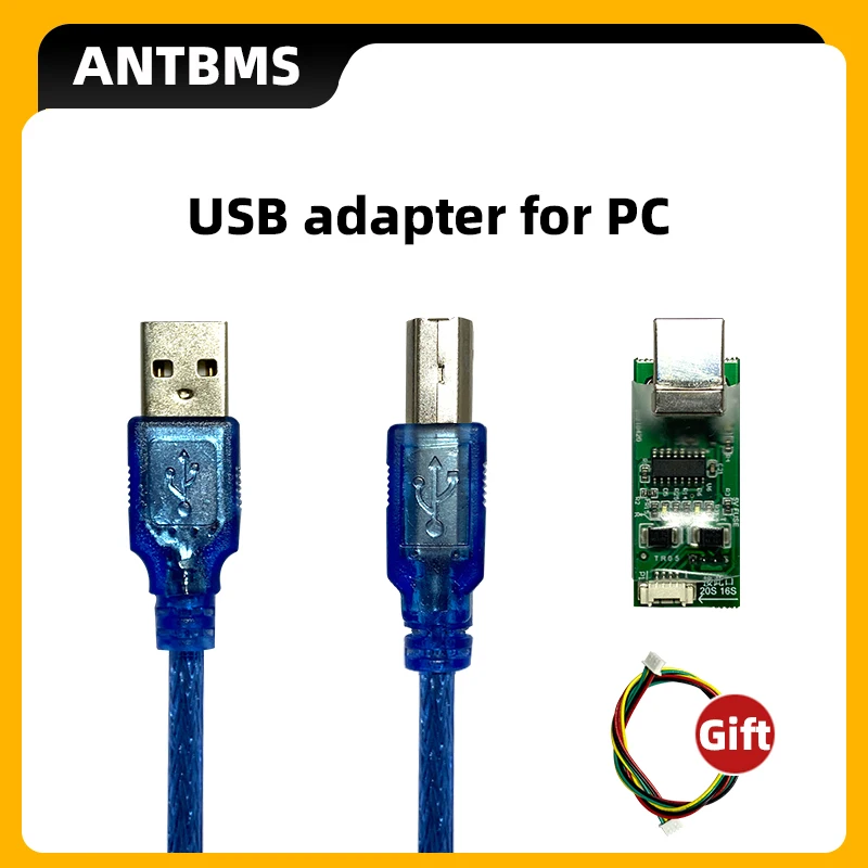 

ANT BMS USB adapter for PC smart 3-4S 8-22S 7-16S 17-24S 20-30S 10-24S 10-32S