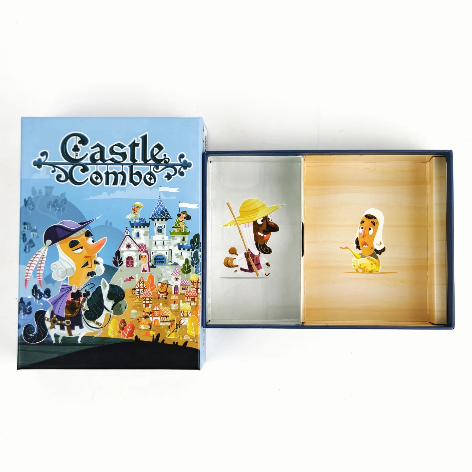 

Castle Combo Board Game 2-5 Players English Version Strategy Game For Party/Family Table Game Card Games