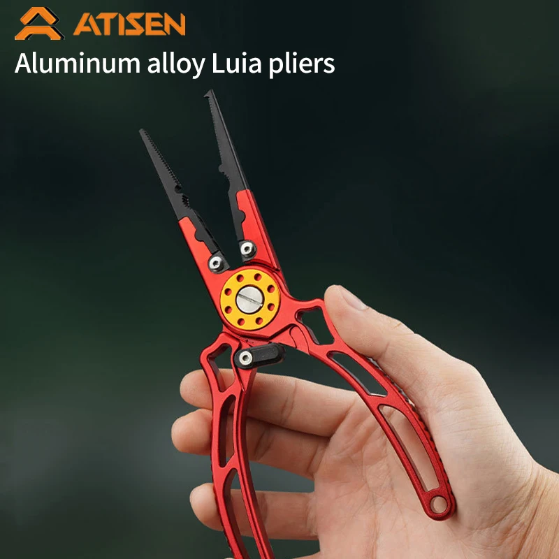 

Рыболовные плоскогубцы Piscifun с разделенными кольцами, сверхлегкие алюминиевые плоскогубцы для рыболовных снастей с вольфрамовыми стальными оплетками, плоскогубцы