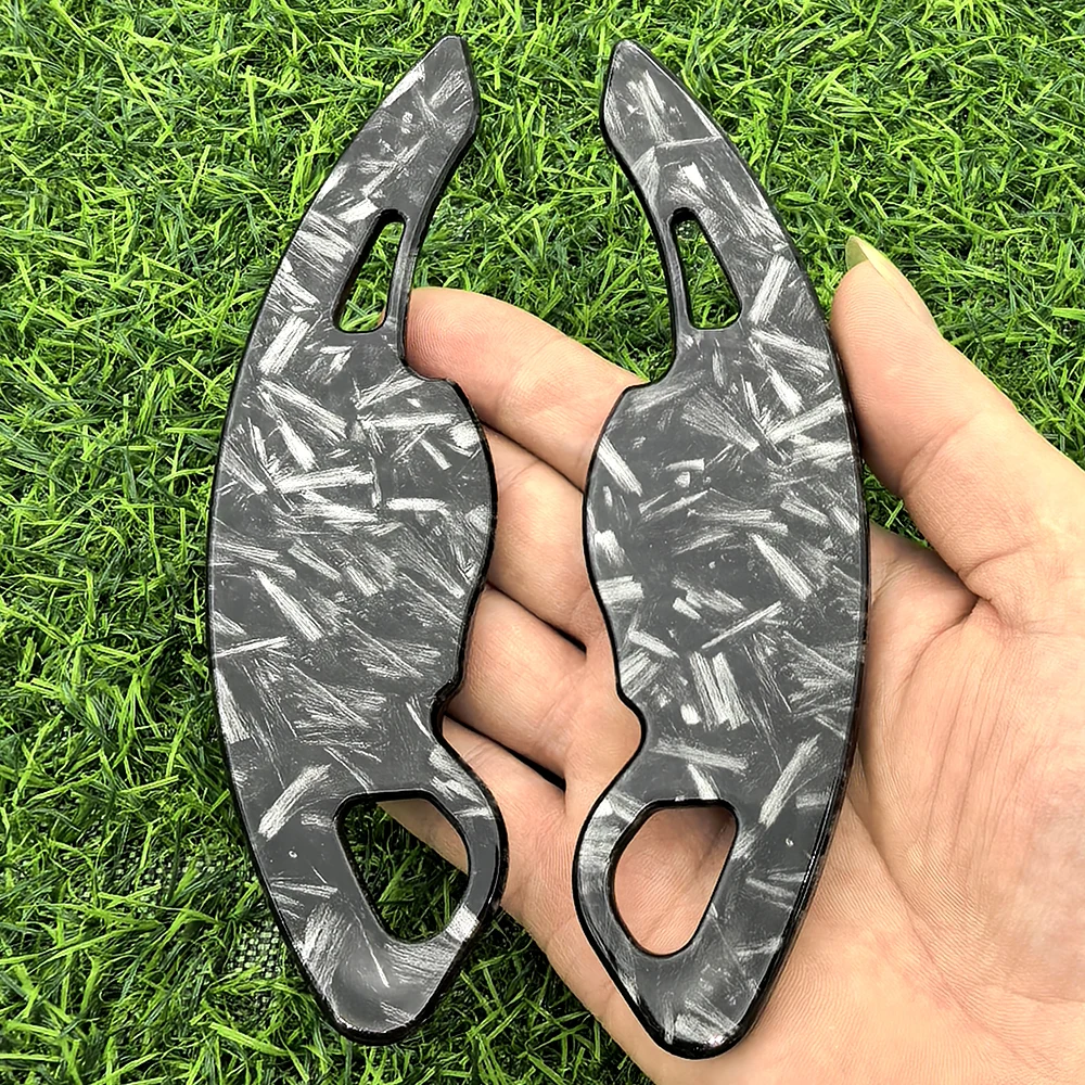 For Volkswagen Golf 5 Golf 6 Jetta Passat Polo Scirocco Accessories Carbon Fiber Steering Wheel Paddle Shifter DSG Extension view 6