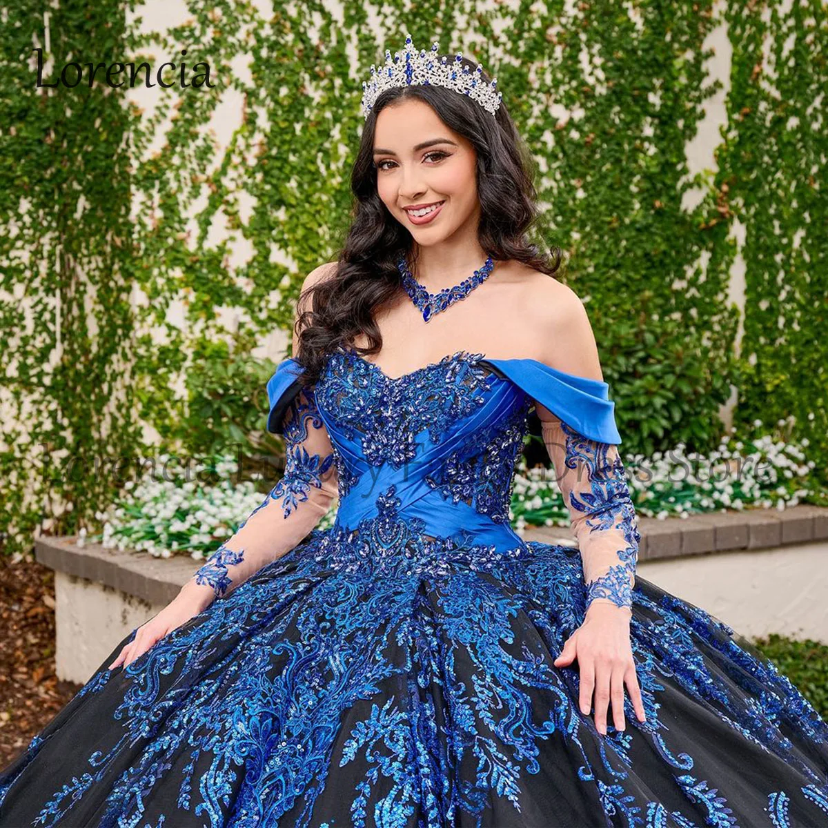 Wykwintne meksykańskie 2024 sukienka na Quinceanera z odkrytymi ramionami 3D aplikacje kwiatowe formalny suknie balowe bez pleców gorset Vestidos De XV Anos