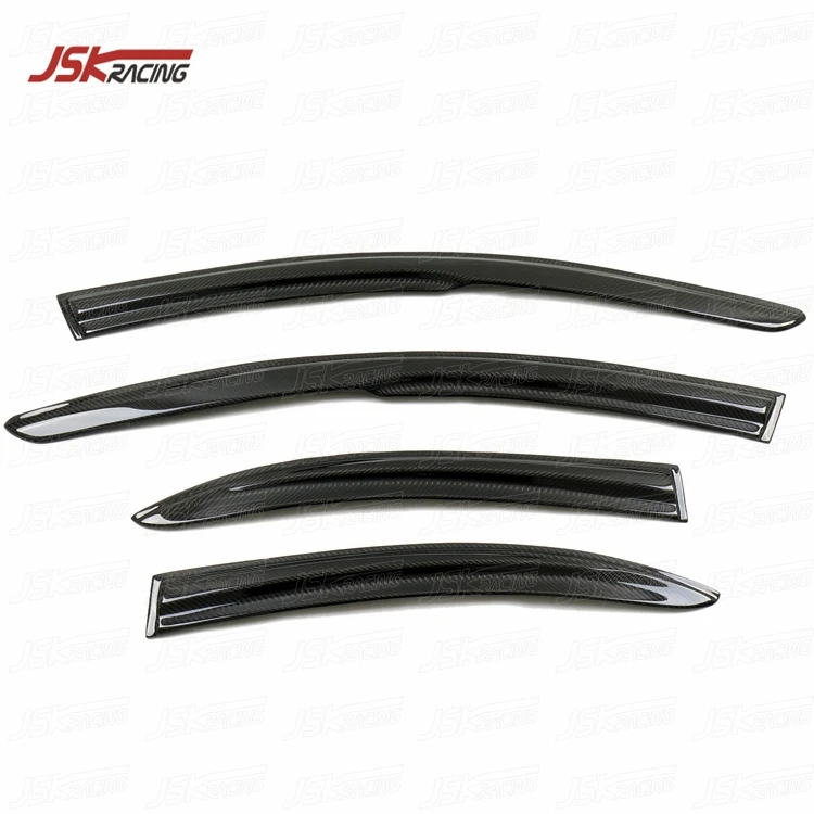 

CARBON FIBER WINDOW VISOR SUN For 2008-2015 MITSUBISHI LANCER EVOLUTION EVO X