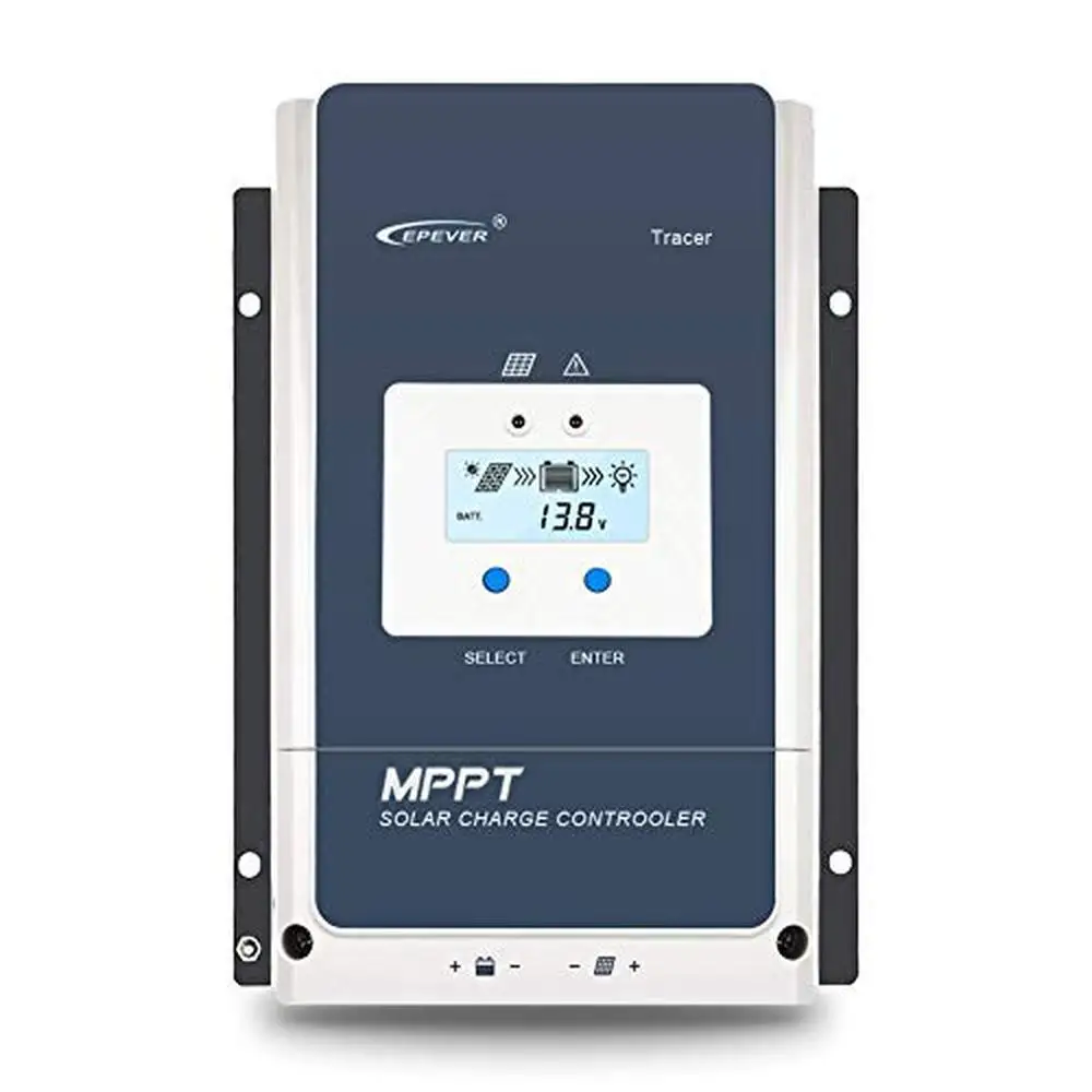 

MPPT Solar Charge Controller 60A 12/24/36/48VDC Auto System Voltage Regulator LCD Display PV Panel Backlight Tracking Load Relay