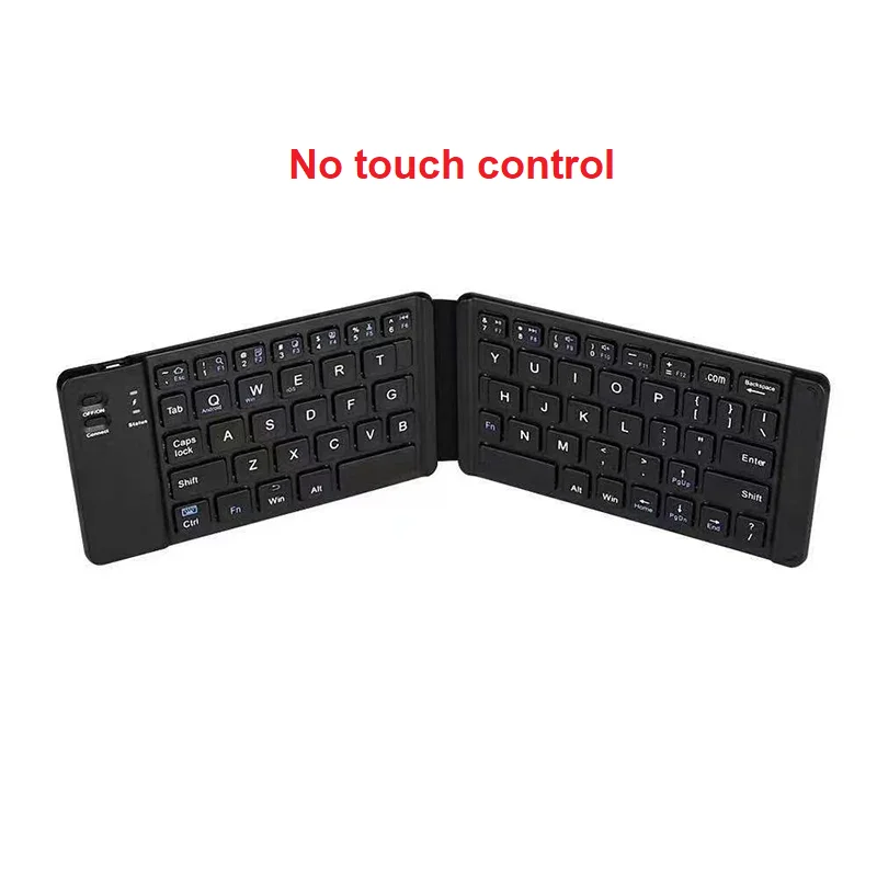 Draadloos Opvouwbaar Toetsenbord Bluetooth Toetsenbord Met Touchpad Voor Windows, Android, Ios, Telefoon, Multifunctionele Knop Mini Toetsenbord