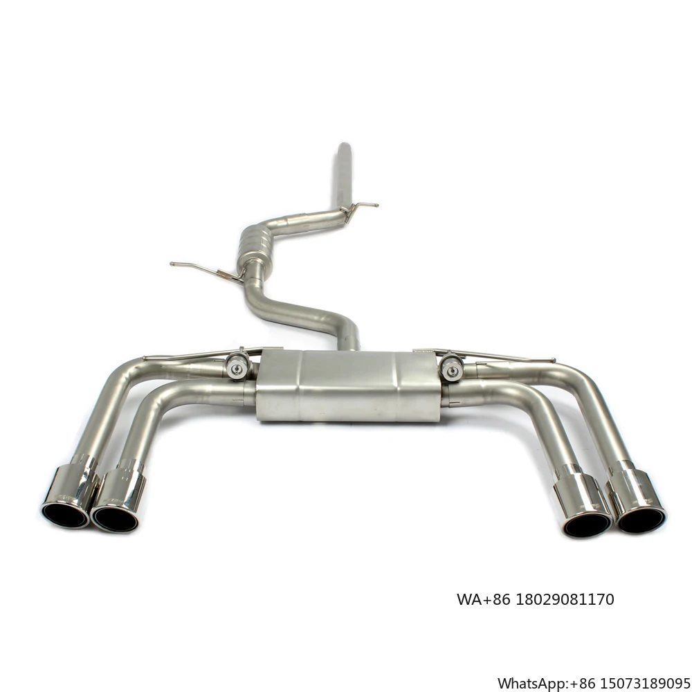 

Выхлопная система JYDCatback для A3 1.4T 1.8T 2.0T 2014+ с высокопроизводительным звукопоглотителем и выхлопной трубой