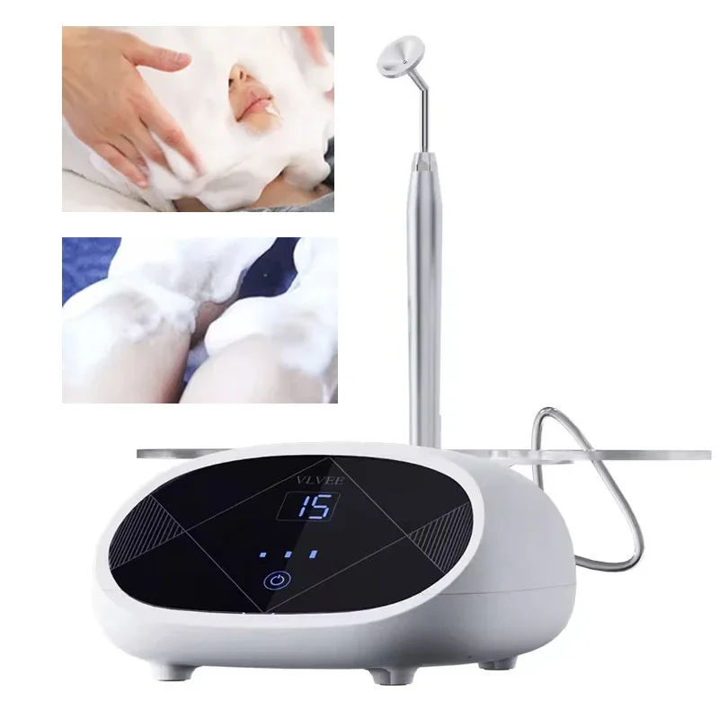 

2024 Magic Oxygen Bubble Machine White Skin Cleansing Mite Removal SPA Mousse Rejuvenation Beauty Salon Facial Deep Clean Tender