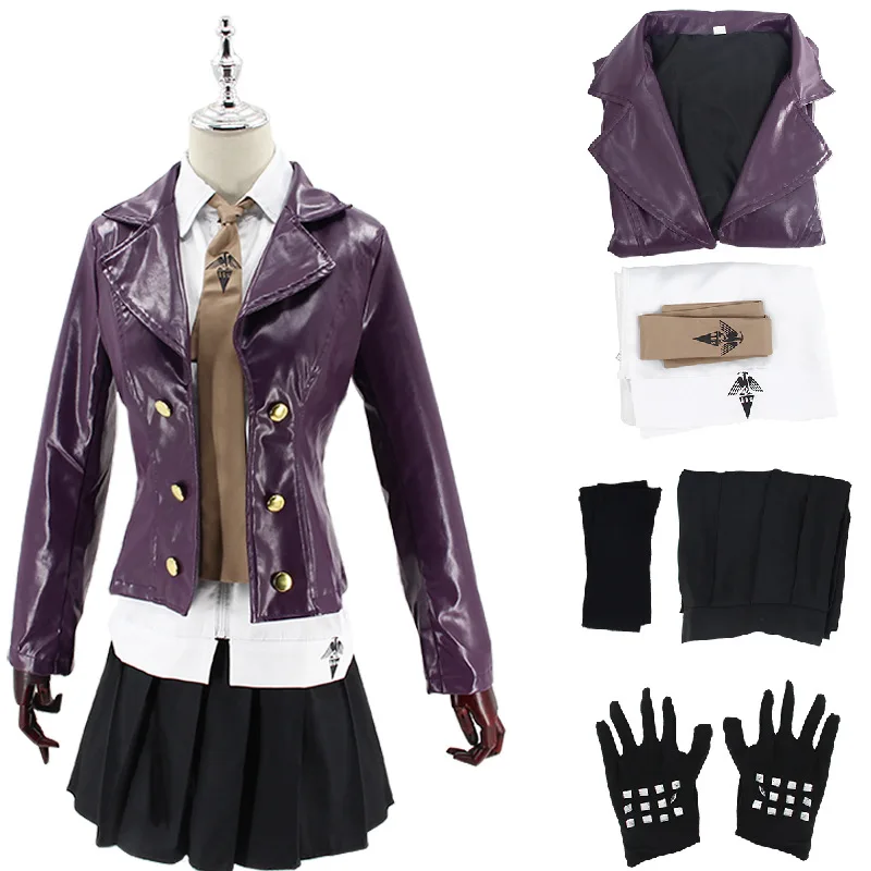 Anime Danganronpa Kirigiri Kyoko cosplay costumes JK uniforms Halloween women's party performance costumes