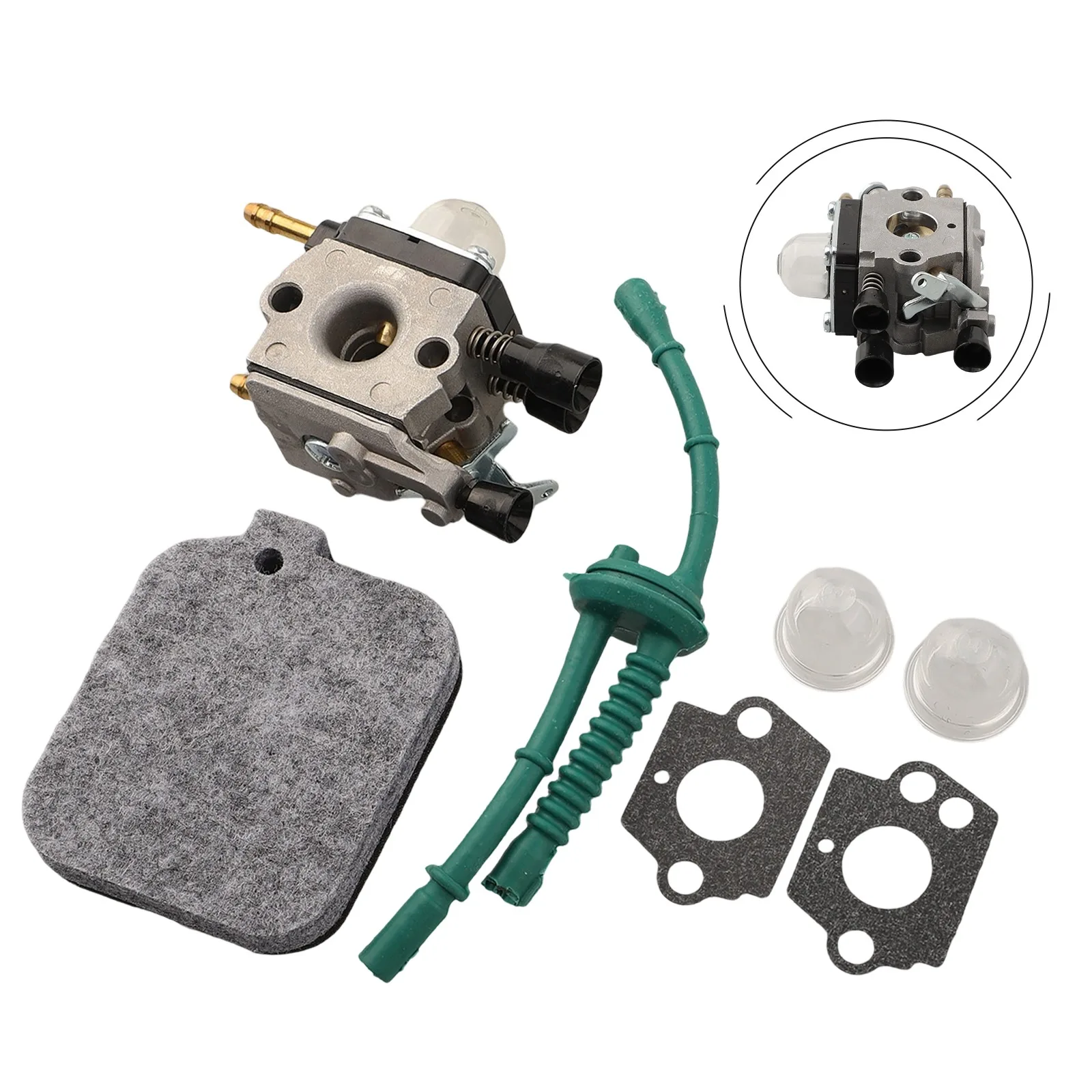 Essential Carburetor Kit for Various Leaf Blower Models Including For BG55 and SH Series with Installation Tools