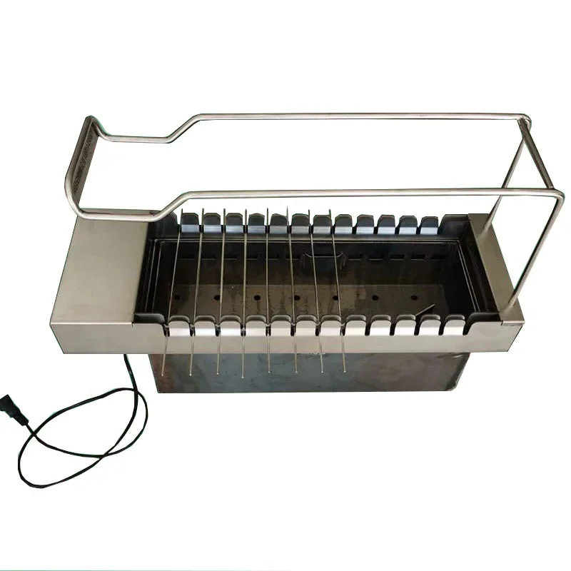 &Multi-function Automatic Rotary Oven /oversized Barbecue Machine /smokeless Electric Oven for Charcoal Bbq Grill with Skewer
