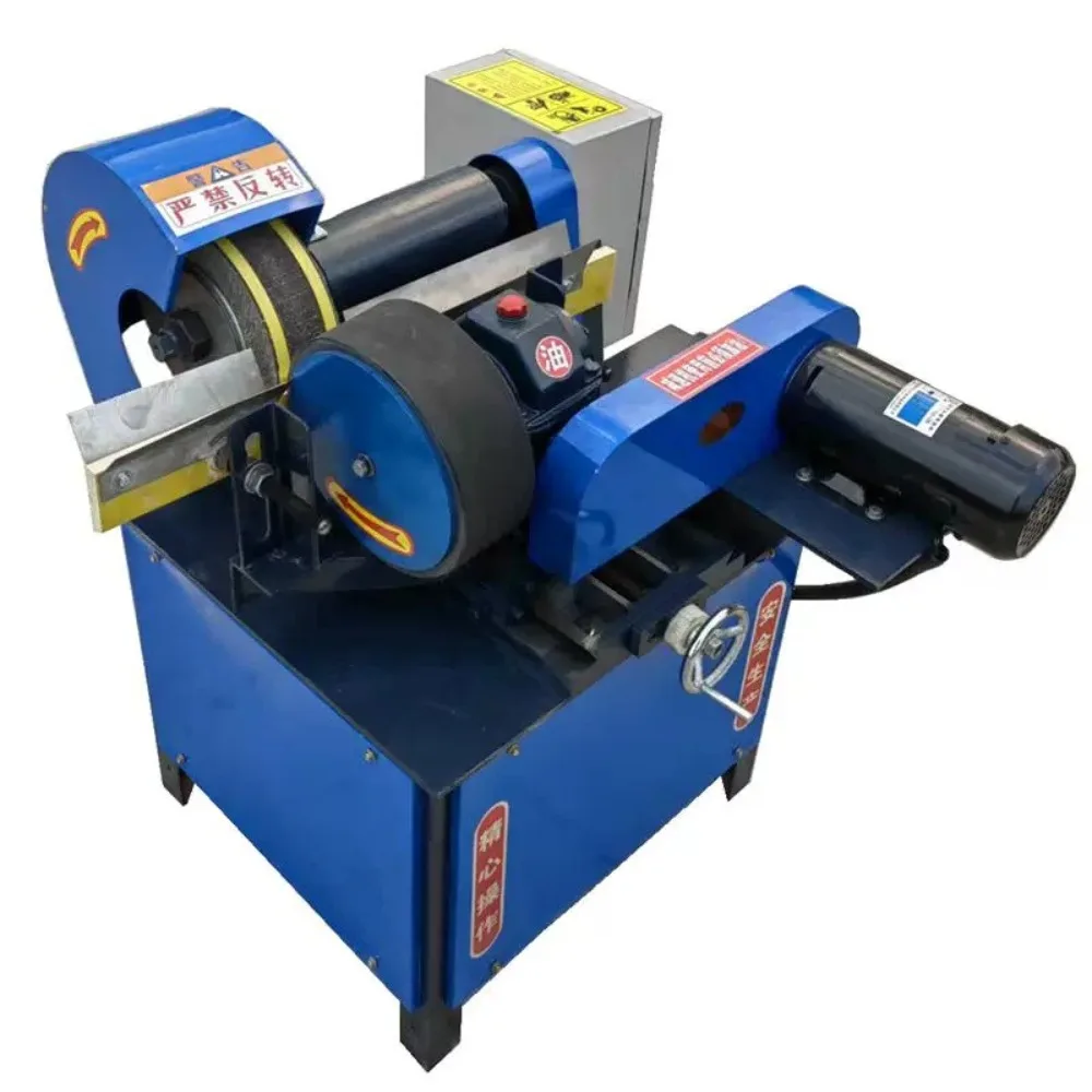 Automatic Round Tube Polishing Machine Bench Stainless Steel Aluminum Copper Iron Pipe Rod Derusting Grinding Drawing Polisher