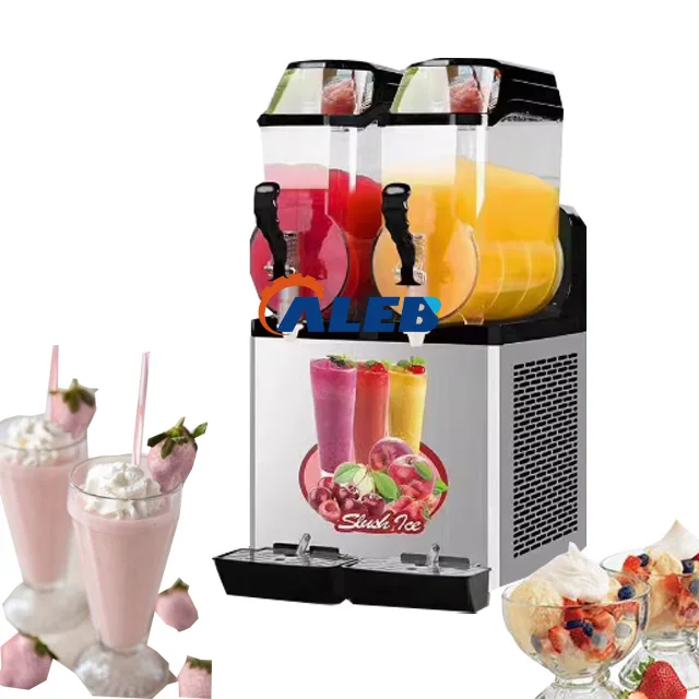 

Машина для производства напитков с охлаждением, блендер для ледяной слякоти, смесительная машина, фонтан для газировки, гранита, питьевая машина с торговым управлением